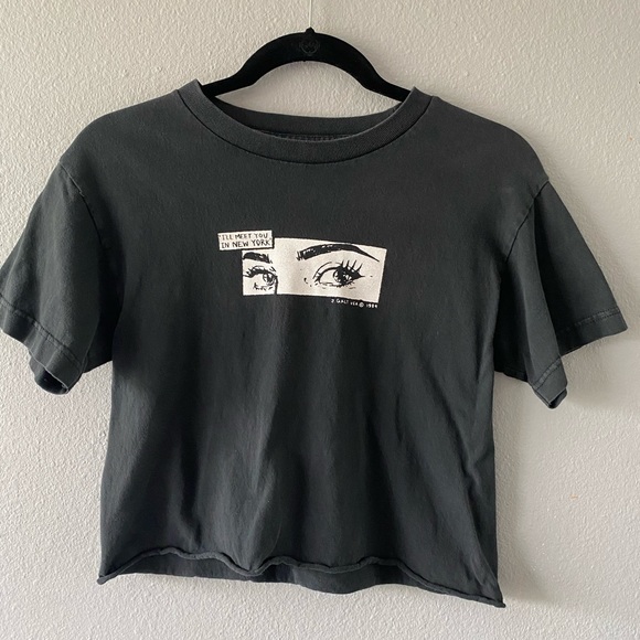 Brandy Melville Tops - Brandy Melville I'll Meet You In New York cropped t-shirt